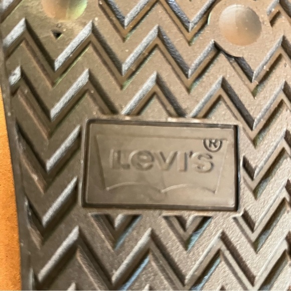 LEVIS Mens Batwing Slide 2 Black & Red Synthetic Upper Slippers Logo Size: 11,12 - Picture 7 of 15